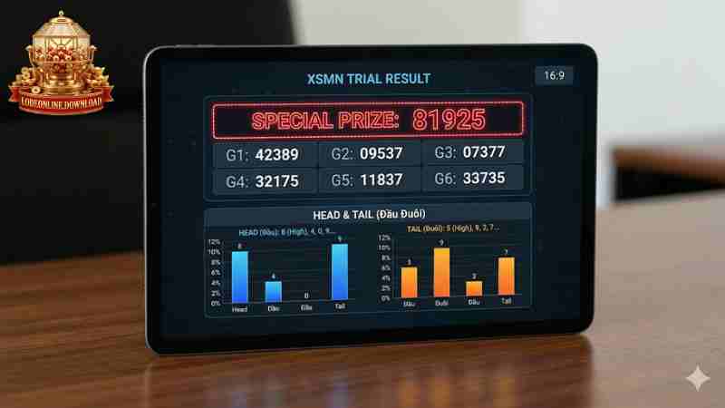 Kết quả quay thử giúp người chơi nhận diện được các cầu lô tiềm năng.